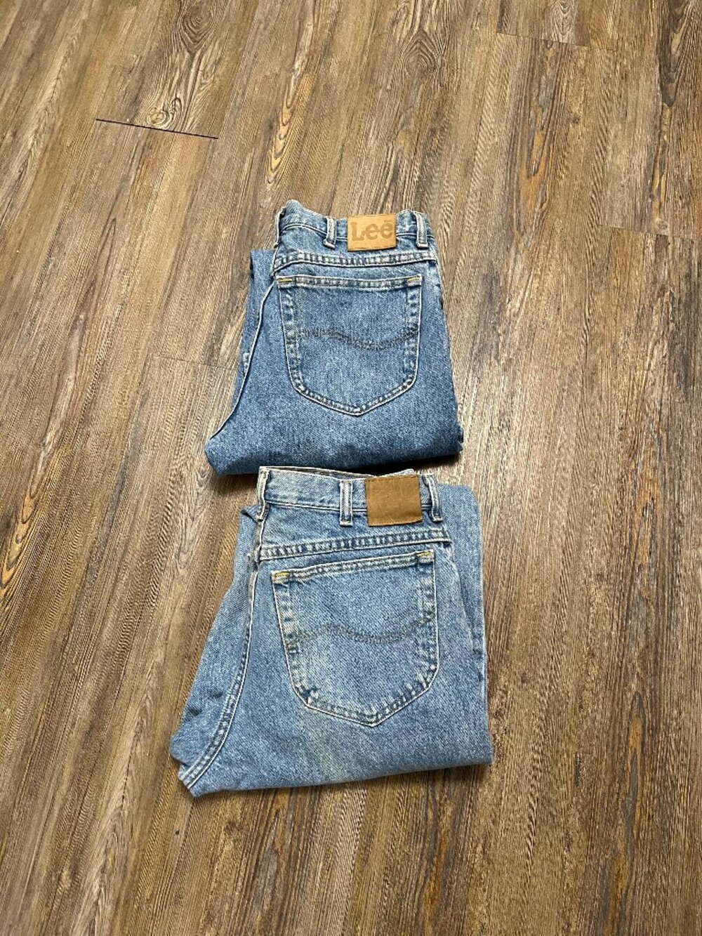 2 Pairs Of Faded Lee Jeans - Men's Size 34x32 - Regular Fit, Straight Leg